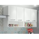 Ver imagem 1 de Armário Aéreo de Parede Suspenso Organizador 4 Portas 1,20m ClickForte Armário Aéreo Parede 4 Portas