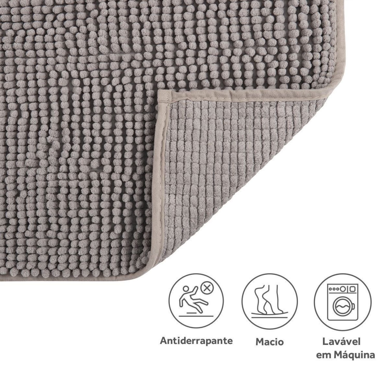Tapete Joy para Banheiro 40cm X 60cm Kapazi - 4