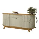 Ver imagem 2 de Balcão Buffet Sala de Jantar 183cm Mônica Z10 Cumaru/opala - Mpozenato