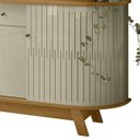 Ver imagem 6 de Balcão Buffet Sala de Jantar 183cm Mônica Z10 Cumaru/opala - Mpozenato