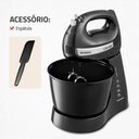 Ver imagem 2 de Batedeira Mondial Cake Premium 4 Velocidades + Turbo 500w Preto 220v - B-50-b