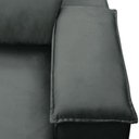 Ver imagem 7 de Sofá Retrátil Reclinável para Sala 3 Lugares 245cm Gordon F04 Veludo Cinza Escuro - Lyam Decor