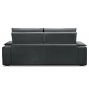 Ver imagem 5 de Sofá Retrátil Reclinável para Sala 3 Lugares 245cm Gordon F04 Veludo Cinza Escuro - Lyam Decor
