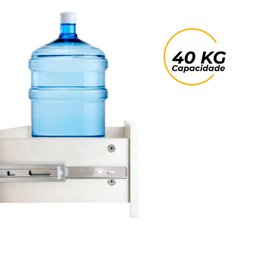 Corrediça Trilho Telescópico de 50 cm Steel o Par para Uma Gaveta 40 Kg 4 Pares - 7