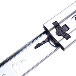 Corrediça Trilho Telescópico de 50 cm Steel o Par para Uma Gaveta 40 Kg 4 Pares - 4