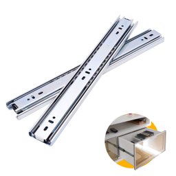 Corrediça Trilho Telescópico de 50 cm Steel o Par para Uma Gaveta 40 Kg 4 Pares - 1
