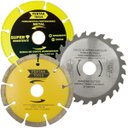 Ver imagem 1 de Disco Corte Metal Diamantado Segmentado + Diamantado Segmentado + Serra Circular Madeira 24 Dentes