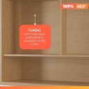 Ver imagem 7 de Armário Aéreo de Cozinha 1,20m 2 Portas e Nicho 100% Mdf Cléo Madeirado Nesher