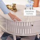 Ver mais imagens de Mesa de Centro Oval Curvo 2 Portas de Correr Indianapolis Marrom