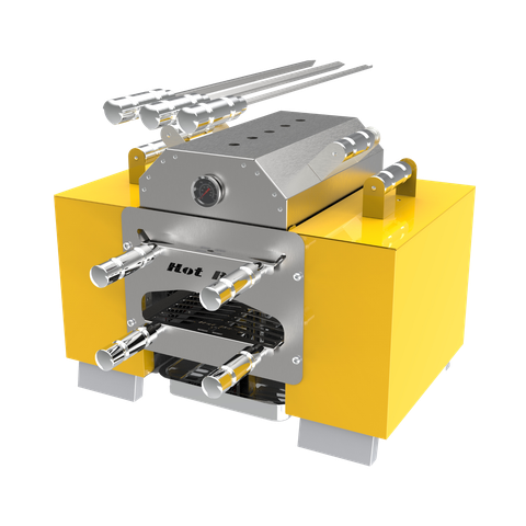 Churrasqueira sem Fumaça para Apartamento Hotbox Costela 2 Grelhas + 3 Espetos