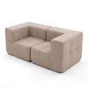 Ver imagem 4 de Sofá Modular 2 Lugares com 2 Cantos Kappesberg Boucle Capuccino