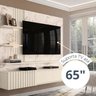Painel para TV até 65 Polegadas LED Ripado 2 Portas Atena - 9