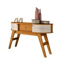 Ver imagem 3 de Aparador para Sala de Estar 2 portas Flexíveis em MDF Curvo 1 Gaveta Estoril