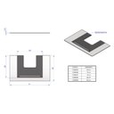 Ver imagem 2 de Vidro Reto para Coifa de Parede 60 cm