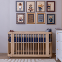 Ver imagem 2 de Berço Evolutivo de Madeira 2 em 1 Carvalho Malva Quater