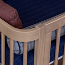 Ver imagem 3 de Berço Evolutivo de Madeira 2 em 1 Carvalho Malva Quater