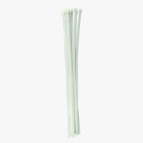 Kit 500 Abraçadeira Nylon Branca Stein - 650 X 12,5mm 650 X 12,5mm