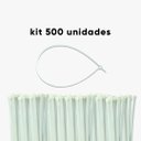 Ver imagem 2 de Kit 500 Abraçadeira Nylon Branca Stein - 650 X 12,5mm 650 X 12,5mm