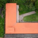Ver imagem 2 de Kit 20 Telhas Colonial PVC 2,30x0,86cm 5 Ondas Permatti Vermelho/Ceramica