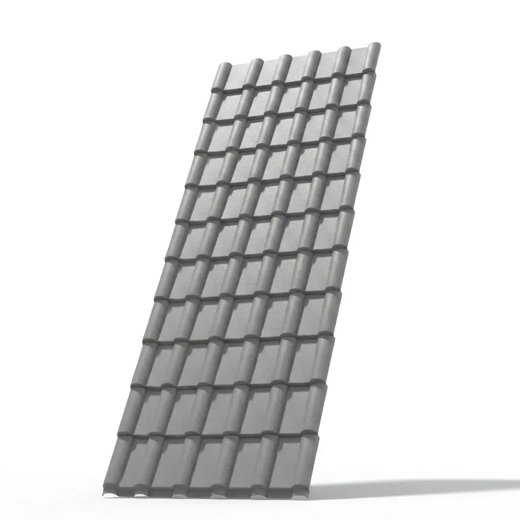 Ver imagem 3 de Kit 10 Telhas PVC Plan 2,42x0,88cm 6 Ondas Permatti