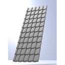 Ver imagem 1 de Kit com 15 Telhas Pvc Plan 242x88cm Permatti Cinza