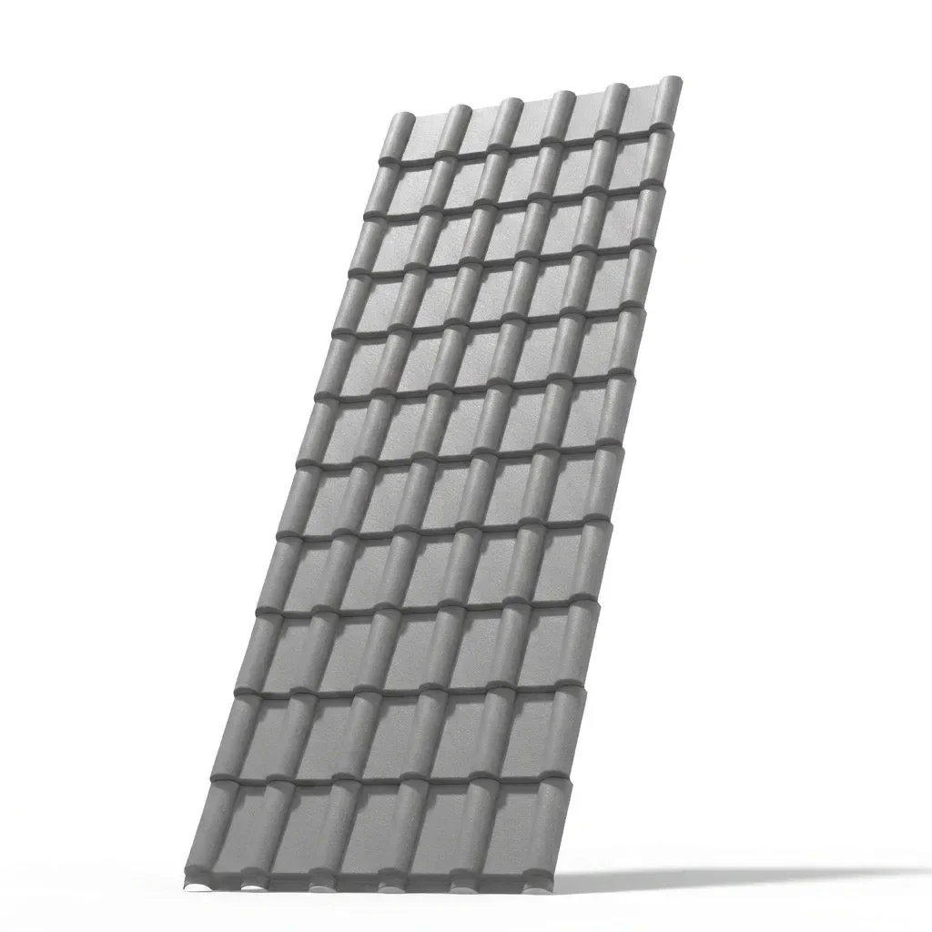 Ver imagem 3 de Kit 20 Telhas PVC Plan 2,42x0,88cm 6 Ondas Permatti