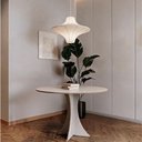 Ver imagem 1 de Mesa Redonda Flex 90cm MDF 4 Lugares Byhouse
