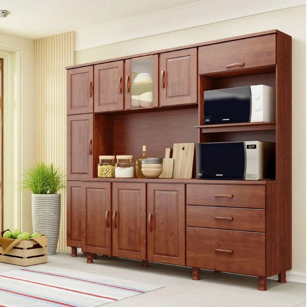 Kit Cozinha Finestra Bronze Imbuia | MadeiraMadeira