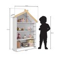 Ver mais imagens de Estante Infantil Casinha MDF/Madeira 4 Prateleiras Casatema MadeiraOriginals Branco/Marrom