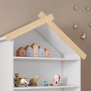 Ver imagem 6 de Estante Infantil Casinha MDF/Madeira 4 Prateleiras Casatema MadeiraOriginals Branco/Marrom