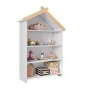 Ver imagem 7 de Estante Infantil Casinha MDF/Madeira 4 Prateleiras Casatema MadeiraOriginals Branco/Marrom