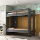 Ver imagem 1 de Beliche Solteiro Savana 1 Prateleira Espresso Móveis