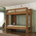 Ver imagem 1 de Beliche Juvenil Savana 1 Prateleira Espresso Móveis