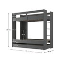 Ver imagem 3 de Treliche Solteiro Nassau 1 Prateleira Espresso Móveis