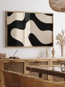 Ver imagem 1 de Quadro Decorativo Curvas Minimalista