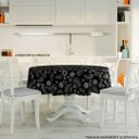 Ver imagem 2 de Toalha de Mesa Redonda 4 Lugares Pôquer Preta