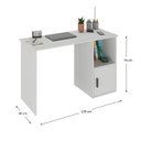 Ver imagem 3 de Escrivaninha Mesa Escritório Victoria 120 com 1 Porta Espresso Móveis