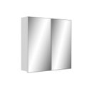 Ver imagem 3 de Espelheira para Banheiro 2 Portas 1 Prateleira Cairo 