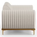 Ver imagem 7 de Poltrona Decorativa Base Gold Molino D06 Linho C-367 Cru - Mpozenato
