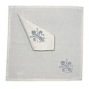 Ver imagem 3 de Jogo De Guardanapo Flor De Lis Em Linho - 6 Unidades