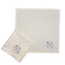 Ver imagem 2 de Jogo De Guardanapo Flor De Lis Em Linho - 6 Unidades