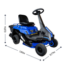 Ver imagem 6 de Trator Cortador Grama Gasolinha Partida Elétrica com Recolhedor 150l Tcg247,5m 7.5hp/cv 24" Tekna