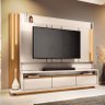 Estante Home Theater Montane Off White Cinamomo - HB Móveis - 1