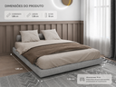 Ver imagem 3 de Base Cama Box Flutuante 1,38 x 1,88 - Cinza