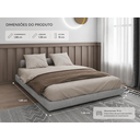 Ver imagem 3 de Base Cama Box Flutuante 1,38 x 1,88 - Cinza