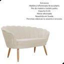 Ver imagem 2 de Namoradeira Sofa Petala Suede