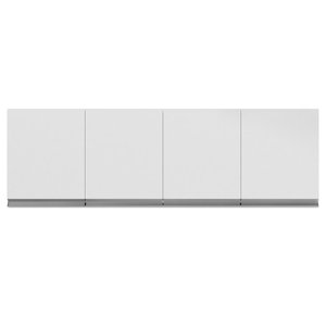 Armário Aéreo Cozinha Andréia 4 Portas 160 cm Branco 1842 AJL Móveis