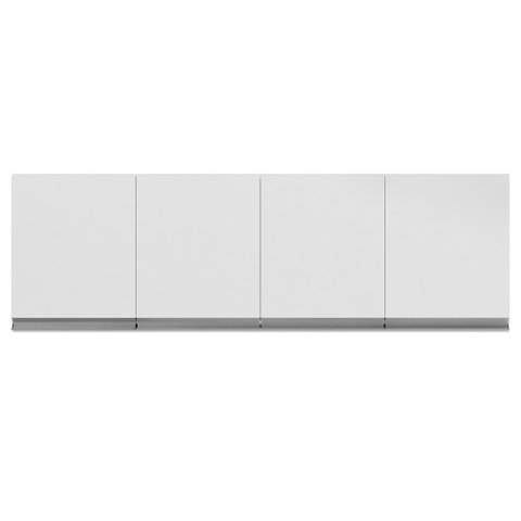 Armário Aéreo Cozinha Andréia 4 Portas 160 cm Branco 1842 AJL Móveis