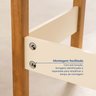 Conjunto Home Office 1 Mesa 150cm 3 Gavetas 1 Estante para Livros Ananda CabeCasa MadeiraOriginals - 7