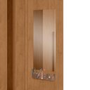 Ver imagem 3 de Guarda Roupa Easy Space 6 Portas C/ Espelho Amendoa Clean